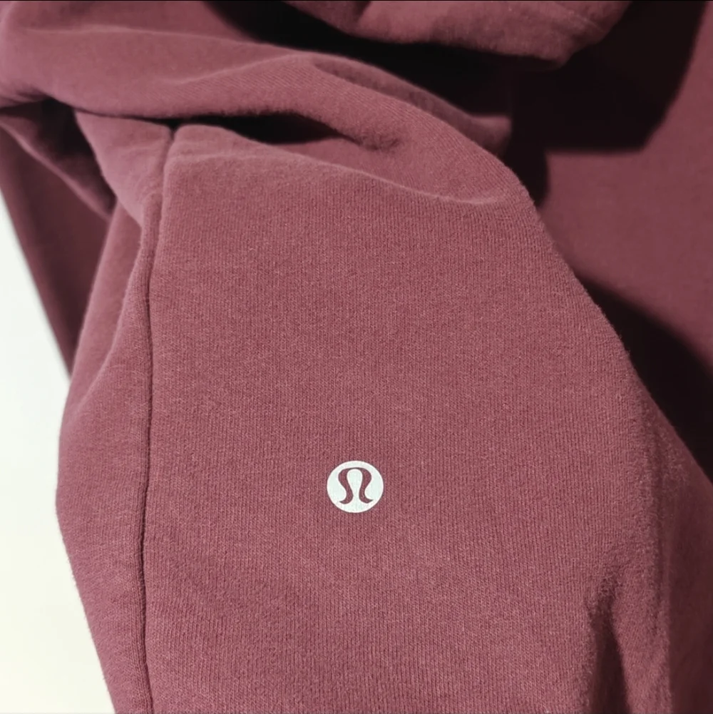 Lululemon All Yours Hoodie Maroon Red Size 4 Pullover - Picture 5 of 6